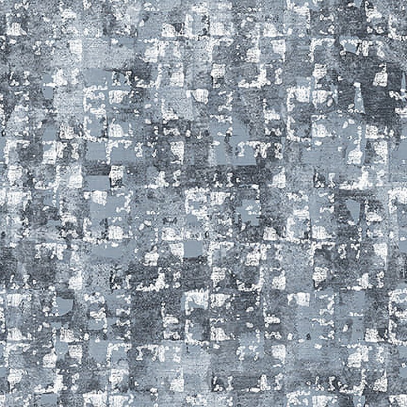 108" Quilt Backs Glaze Abstract Squares Gray from Blank 3 YARD CUT by Blank Quilting