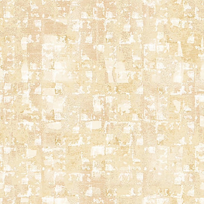 108" Quilt Backs Glaze Abstract Squares Ivory from Blank 3 YARD CUT by Blank Quilting