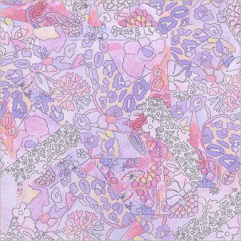 108" Quilt Backs Pattern Play Lavender from Windham 3 YARD CUT by Windham