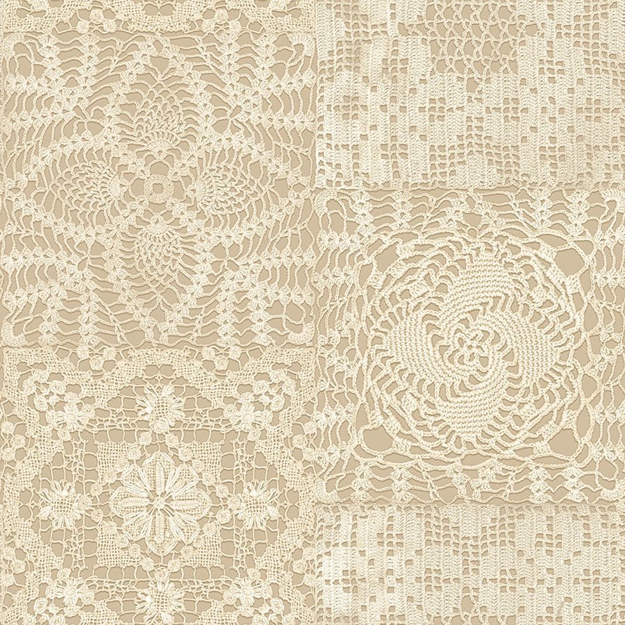 108" Quilt Backs Yardley House Lace Tan from Marcus 3 Yard Cut - Marcus Fabrics from Fort Worth Fabric Studio