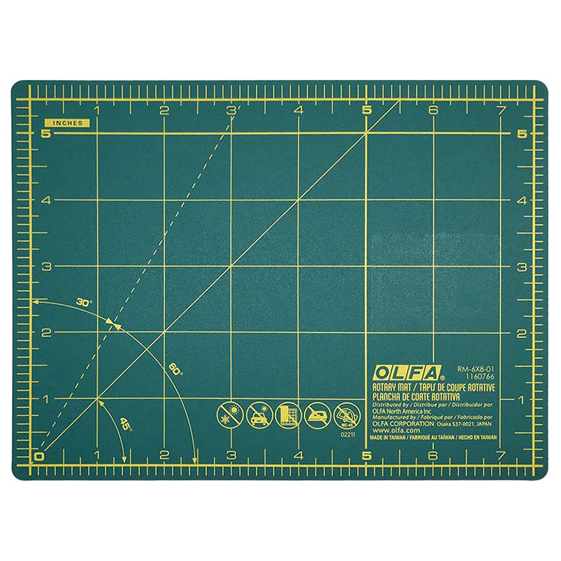 6" X 8" Rotary Cutting Mat by Olfa