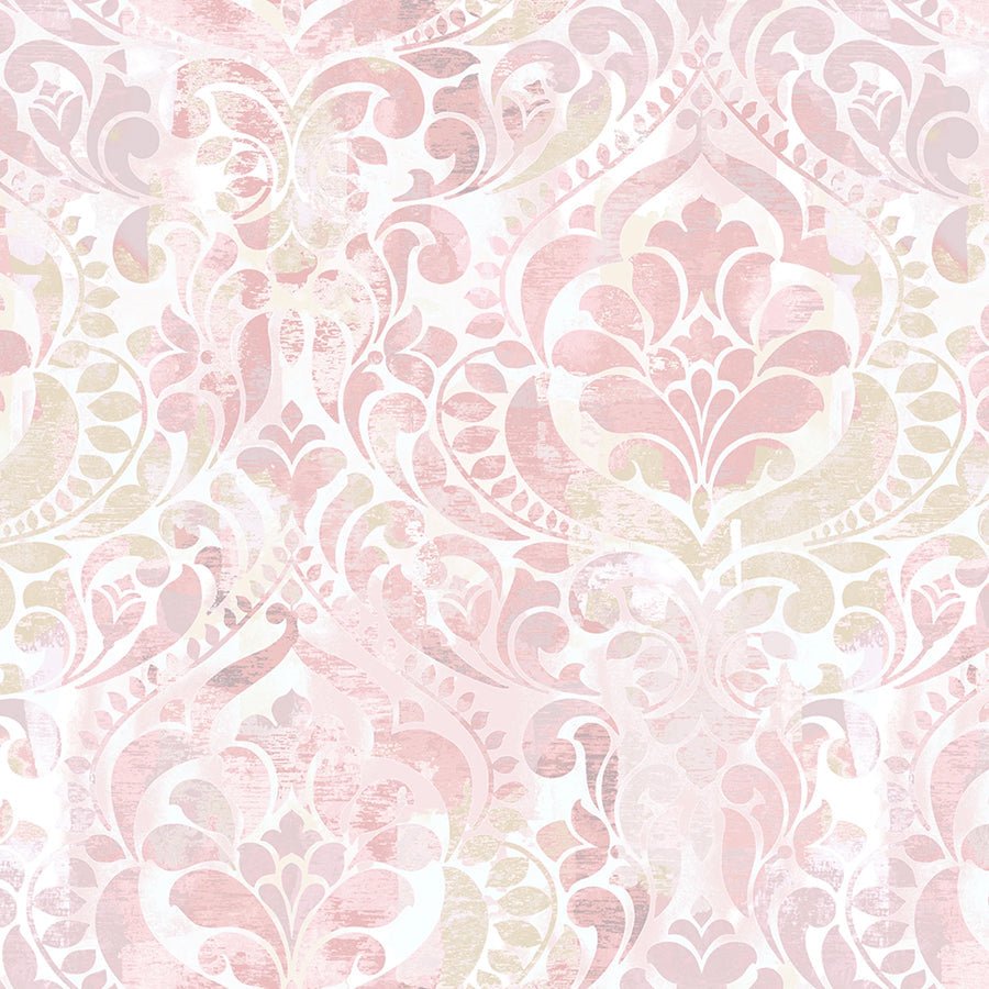 118" Wide Quilt Backing You Damask! Blush from StudioE 3 YARD CUT by Studio E