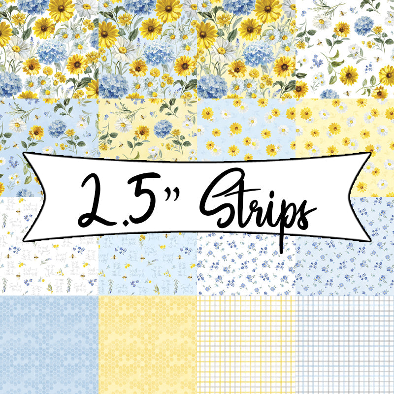 Bees & Blooms 40 Karat Gems 2.5" Strips