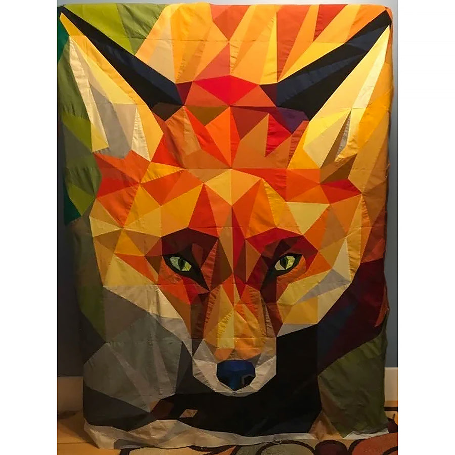 Autumn the Fox Foundation Paper Pieced Quilt Pattern by Legit Kits Design