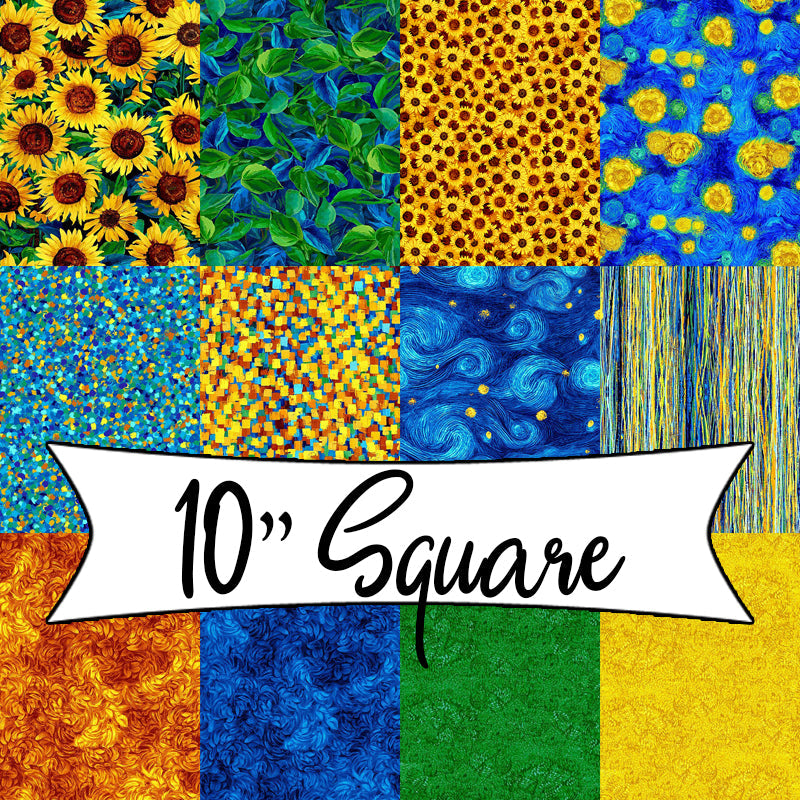 Sunflower Symphony 10" Squares