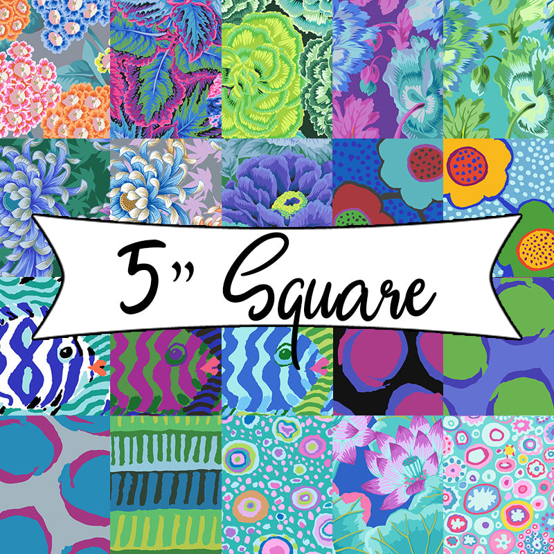 Kaffe Fassett Collective Fall 2025 Cool 5" Squares