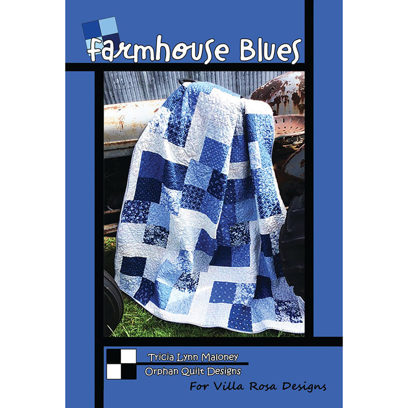Farmhouse Blues Quilt Pattern by Villa Rosa Designs - Texas Pre-Cuts