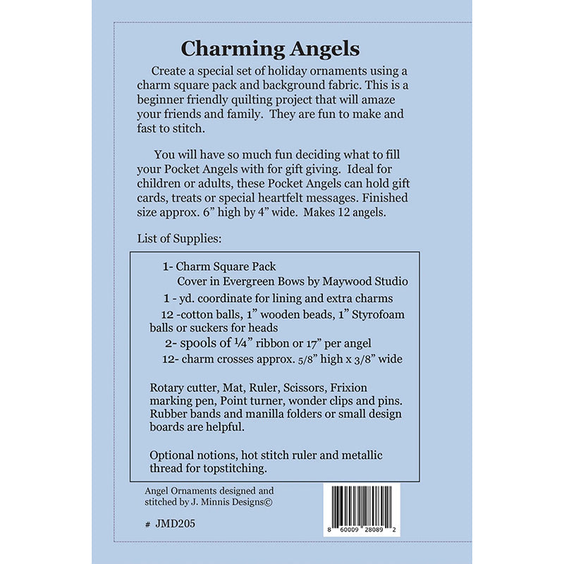 Charming Pocket Angels Pattern by J. Minnis Designs