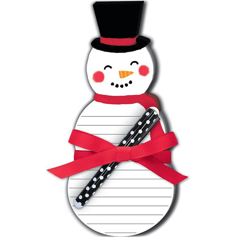 Snowman Notepad w/ Pen by Lady Jayne from Texas Pre-Cuts