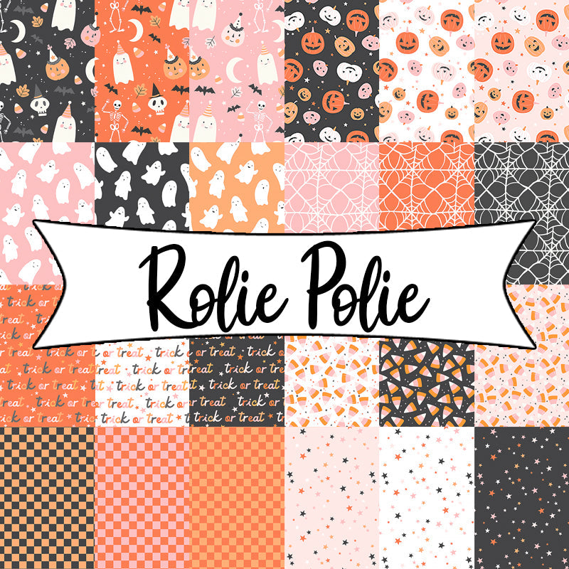 Hey Pumpkin Rolie Polie 2.5" Strips