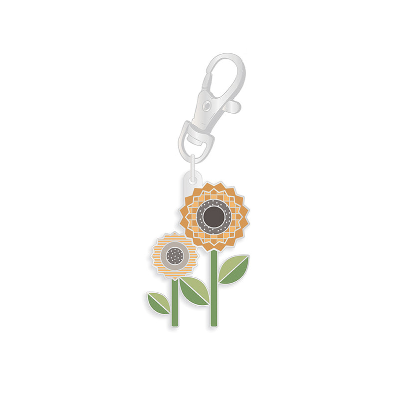 Enamel Happy Charm Sunflower by Riley Blake - Texas Pre-Cuts