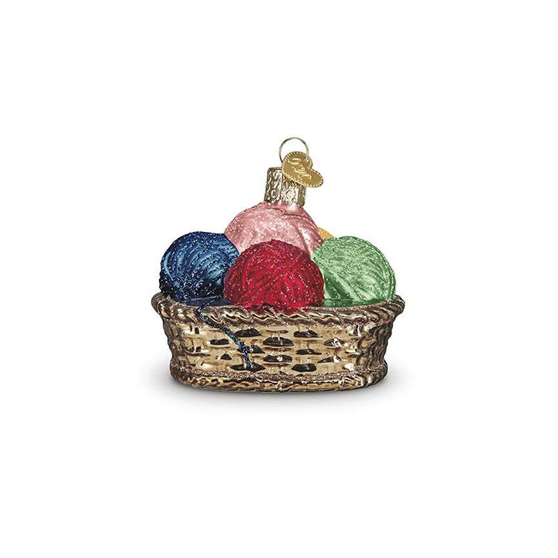 Lori Holt Limited Edition Basket of Yarn Christmas Ornament by Riley Blake