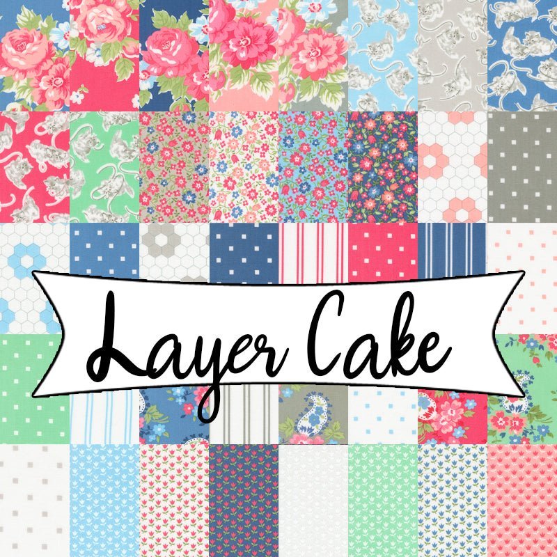 A Cat Named Stitch Layer Cake by Moda
