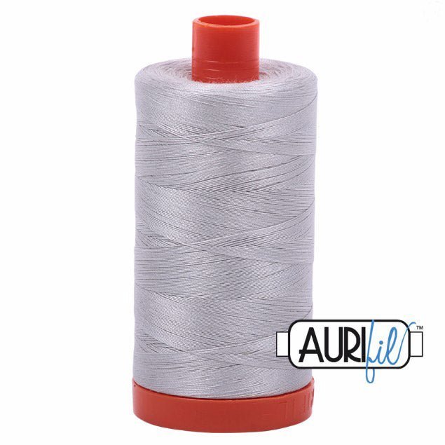 Aurifil Cotton Mako Thread Aluminum 50wt MK50 - 2615 by Aurifil