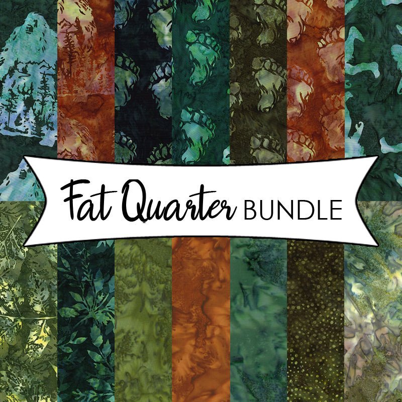 Big Foot Bali Batiks Fat Quarter Bundle by Hoffman