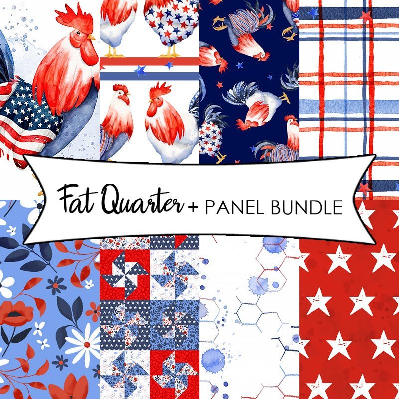 Boom Chicka Boom Fat Quarter + Panel Bundle by 3 Wishes Fabric