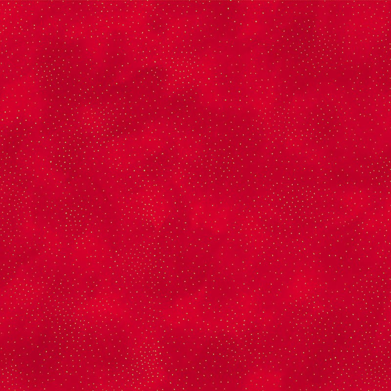 Clothworks Laurel Burch Basic Dot Light Red Gold Metallic 1 Yard Cut by Clothworks