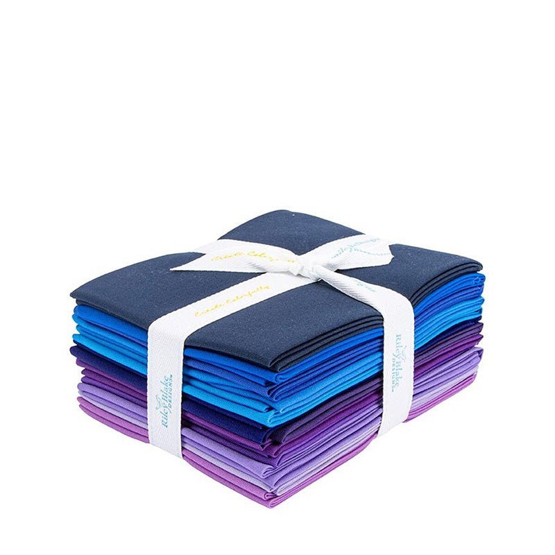 Confetti Cottons Sapphire Dusk Fat Quarter Bundle from Riley Blake by Riley Blake