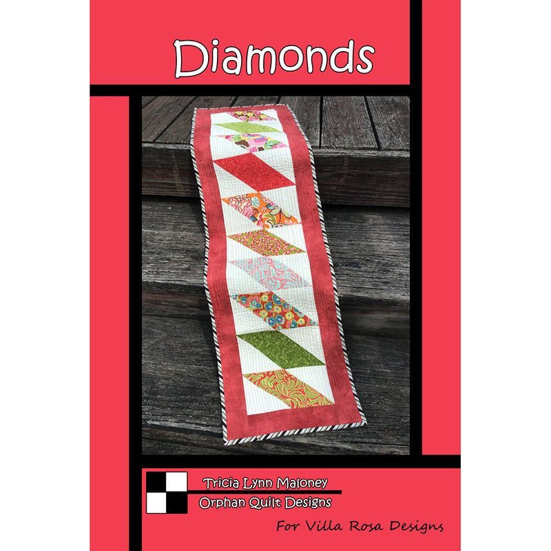 Diamonds Table Runner Pattern by Villa Rosa Designs