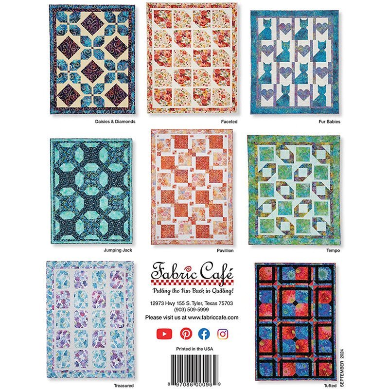 Double Focus 3 - Yard Quilts Quilt Book from Fabric Cafe by Fabric Cafe