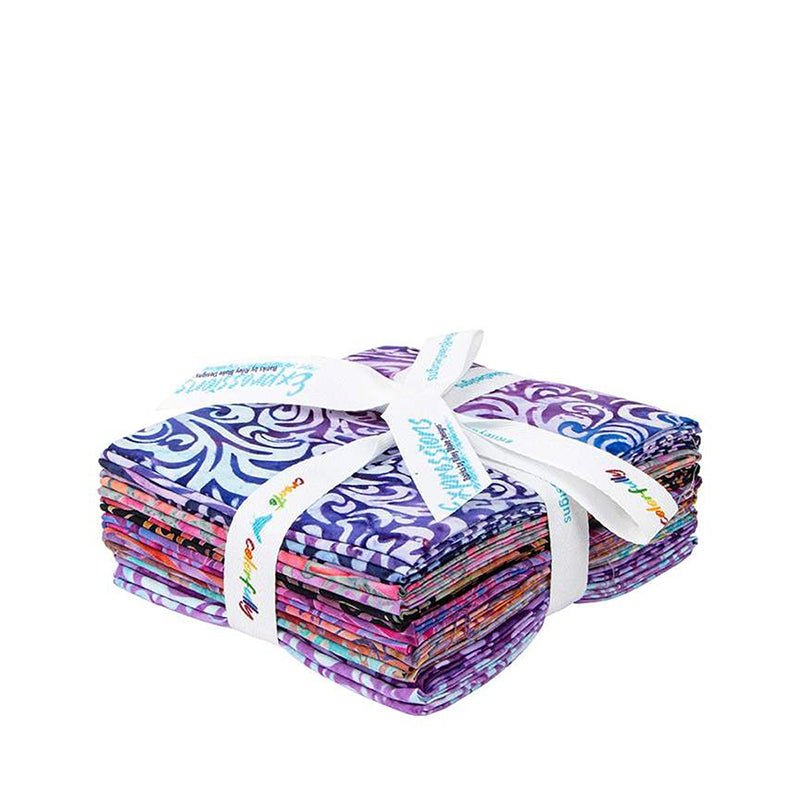 Elementals Twirl & Swirl Pinks and Purples Fat Quarter Bundle B by Riley Blake