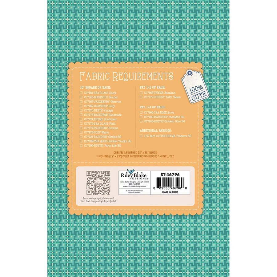 Farmer's Daughter Quilt Seeds Winter Barn by Riley Blake