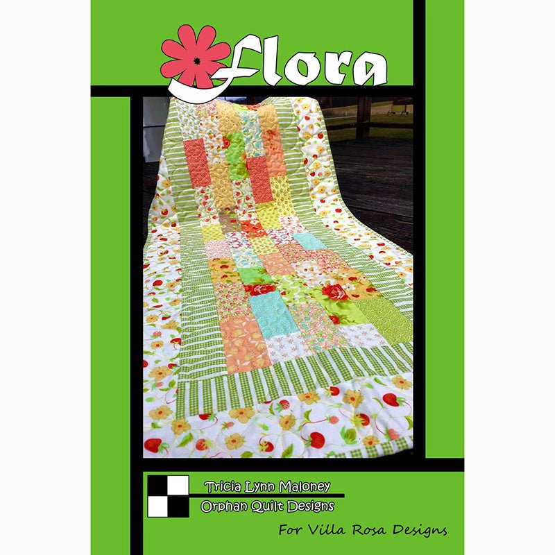 Flora Table Runner Pattern - Villa Rosa Designs from Fort Worth Fabric Studio