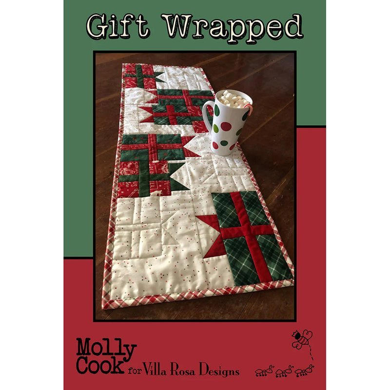 Gift Wrapped Table Runner Pattern by Villa Rosa Designs
