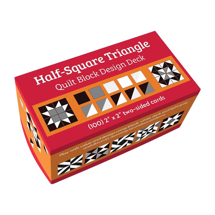 Half - Square Triangle Quilt Block Design Card Deck by C&T Publishing