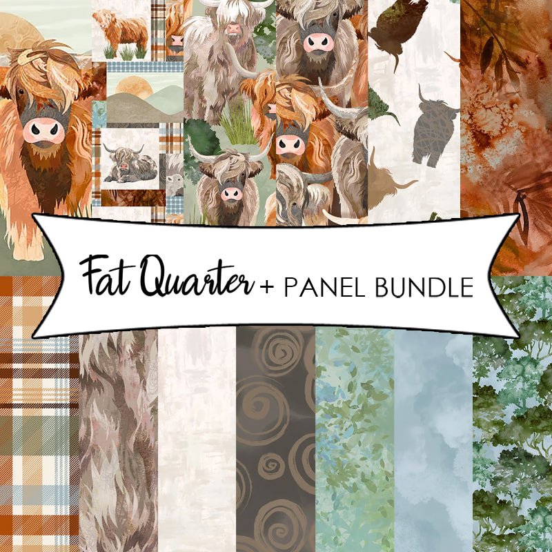 Highlander Fat Quarter + Panel Bundle - Studio E from Fort Worth Fabric Studio