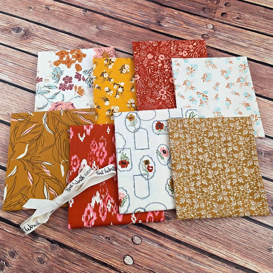 Hill Country Heat – FWFS Exclusive 8 Piece Fat Quarter Bundle by Fort Worth Fabric Studio