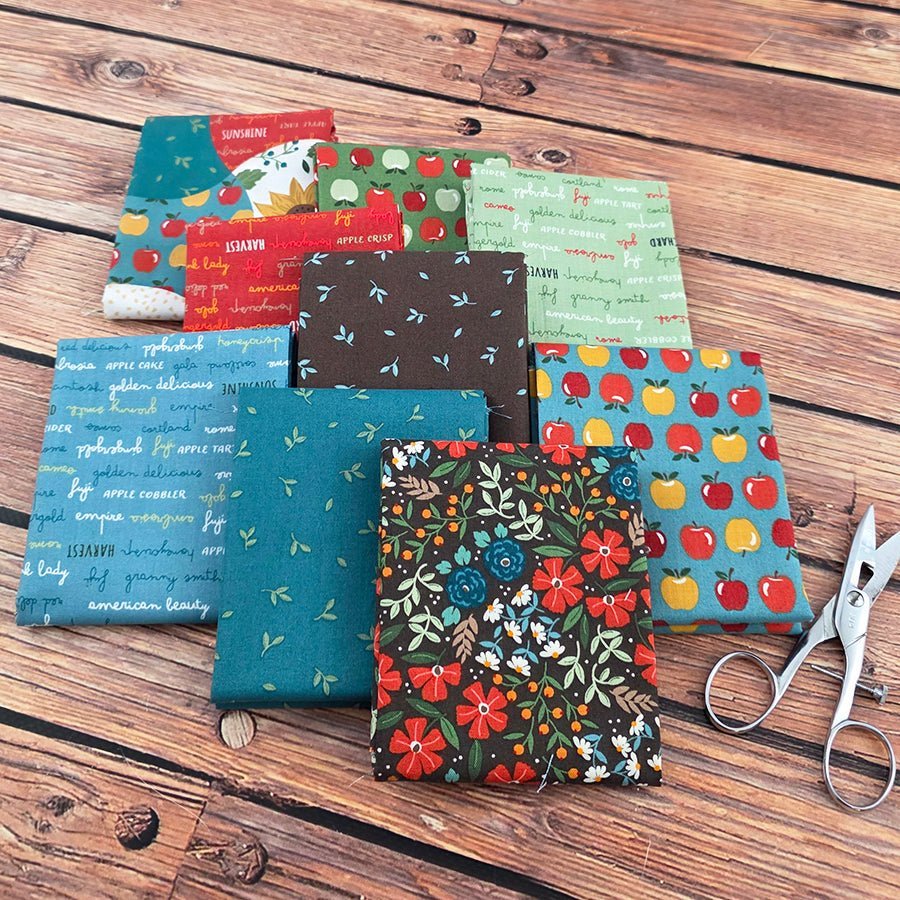 Honeycrisp Fat Quarter Bundle from Windham 9 Prints by Windham