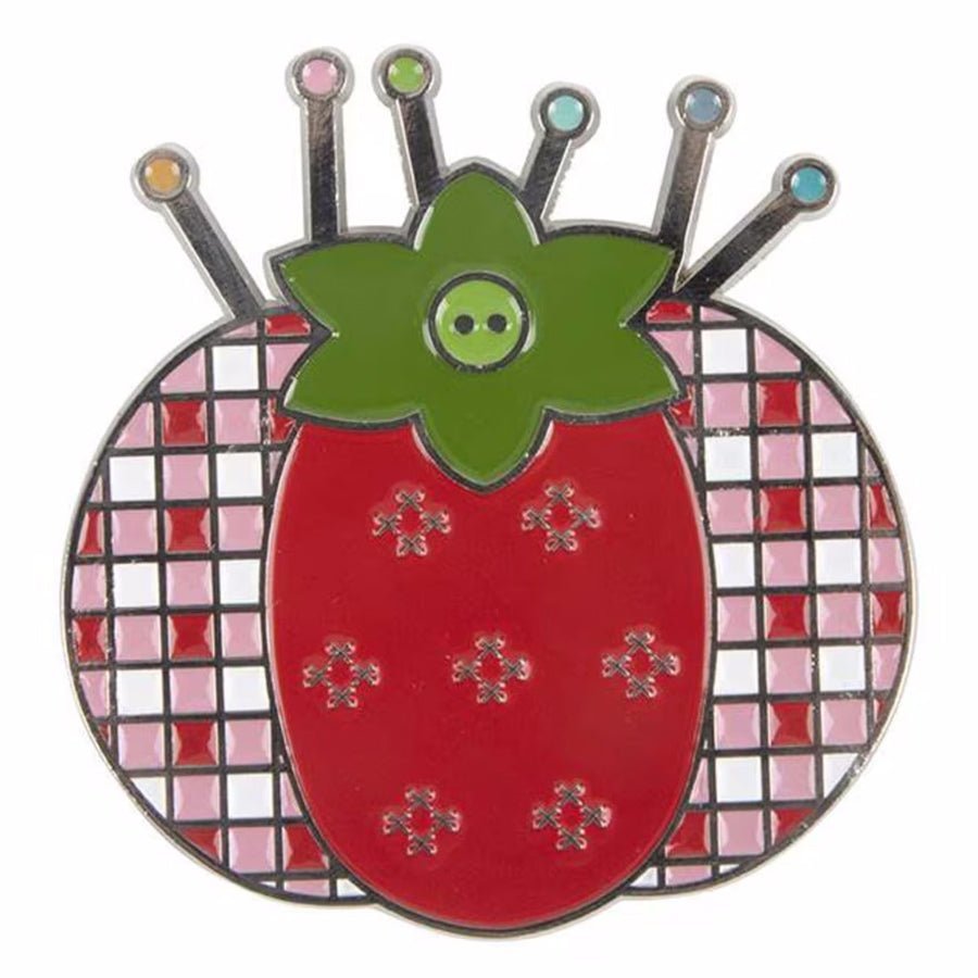 Lori Holt Tomato Pin Cushion Needle Minder by Riley Blake by Riley Blake