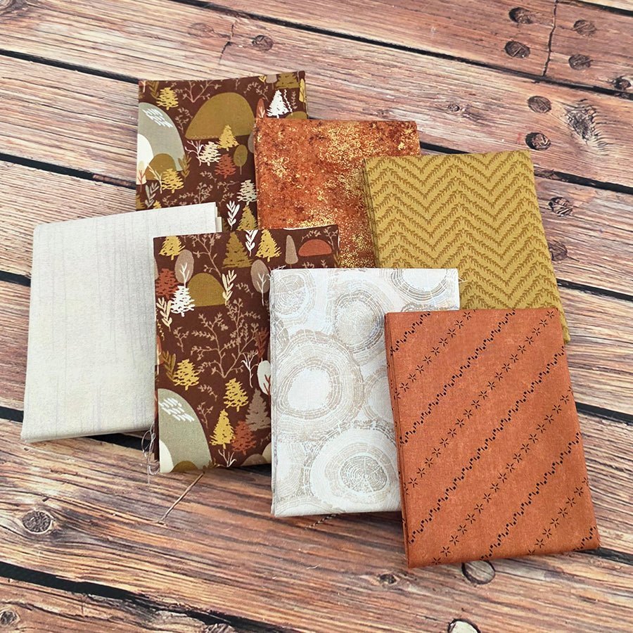 Lost Maples– FWFS Exclusive 7 Piece Fat Quarter Bundle by Fort Worth Fabric Studio