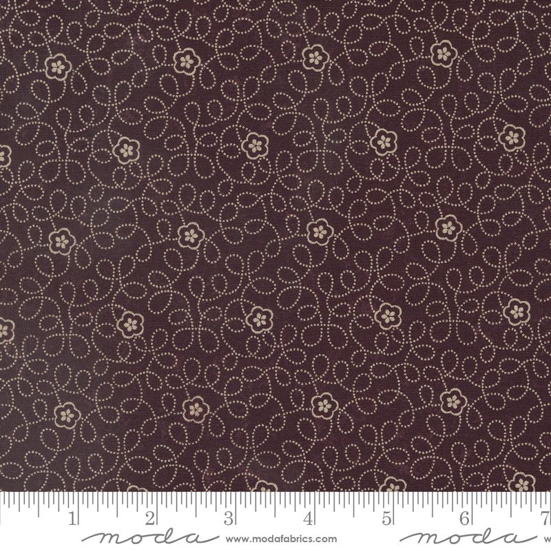 Moda Daisy Lane Petal Path Crocus 1 Yard Cut - Moda from Fort Worth Fabric Studio