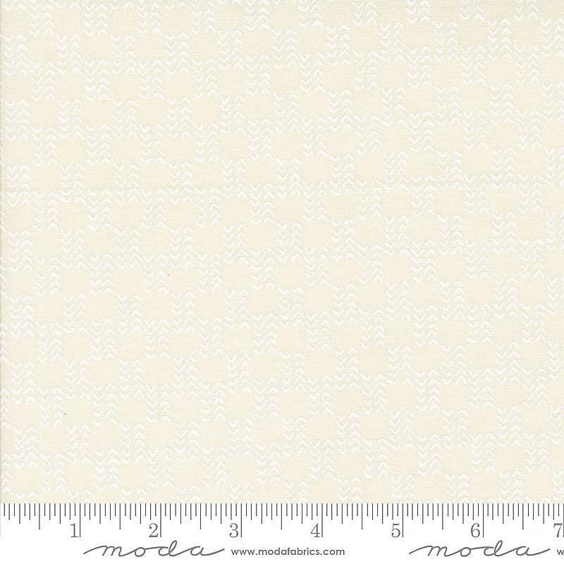 Moda Emmitt & Ivy Sweater Stripes Vanilla 1 Yard Cut by Moda