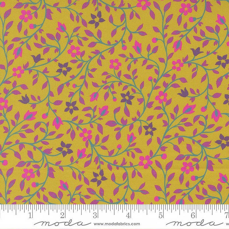 Moda Parlor Serenity Pesto 1 Yard Cut by Moda