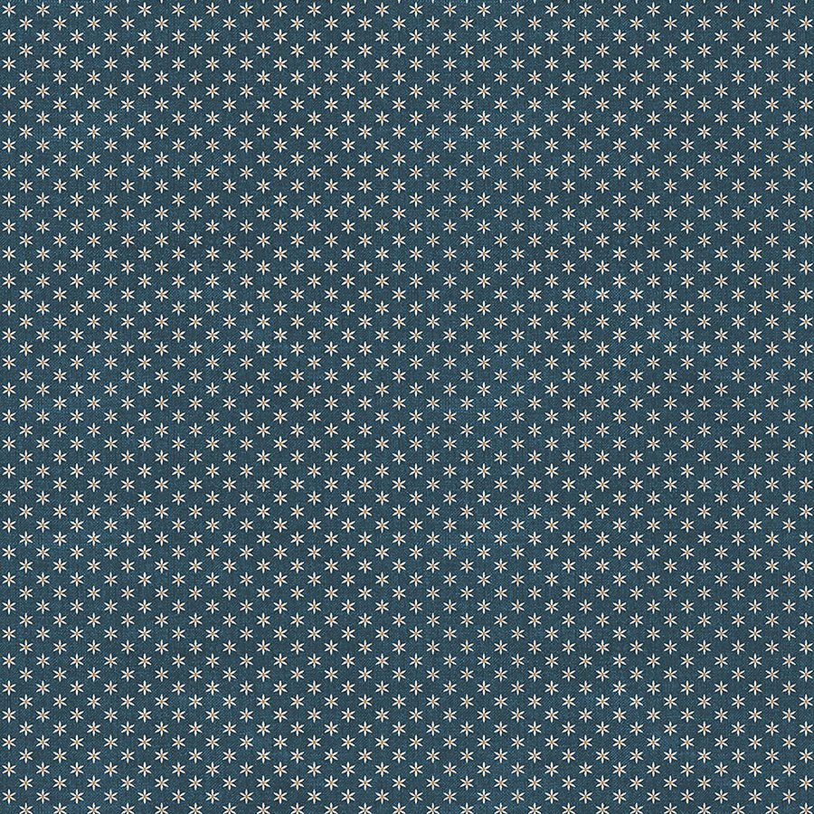 Northcott Barn Quilts Ditsy Blue 1 Yard Cut - Northcott from Fort Worth Fabric Studio