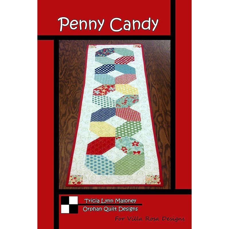 Penny Candy Table Runner Pattern by Villa Rosa Designs
