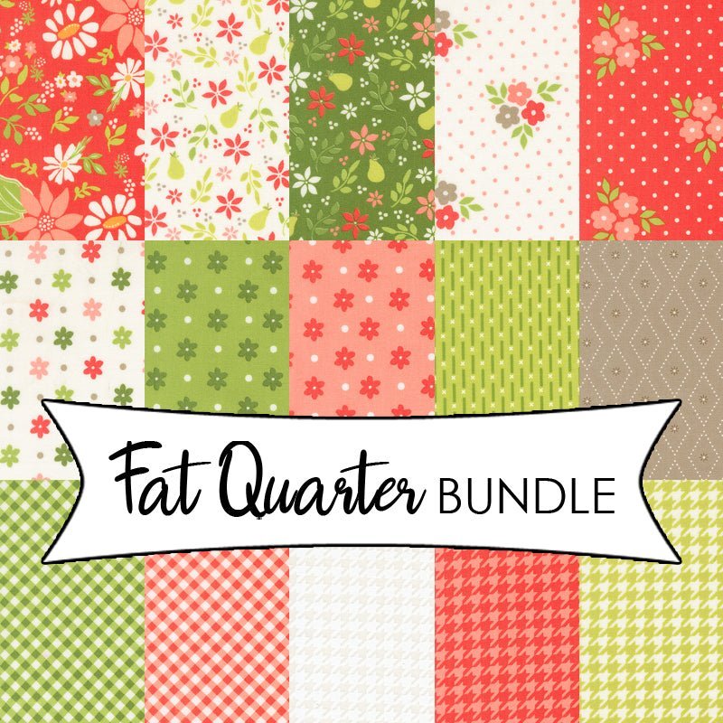 Poinsettia & Pear Fat Quarter Bundle by Moda