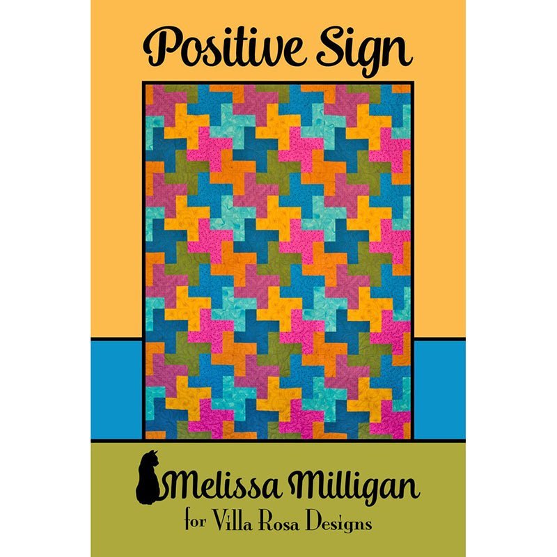 Positive Sign Quilt Pattern by Villa Rosa Designs