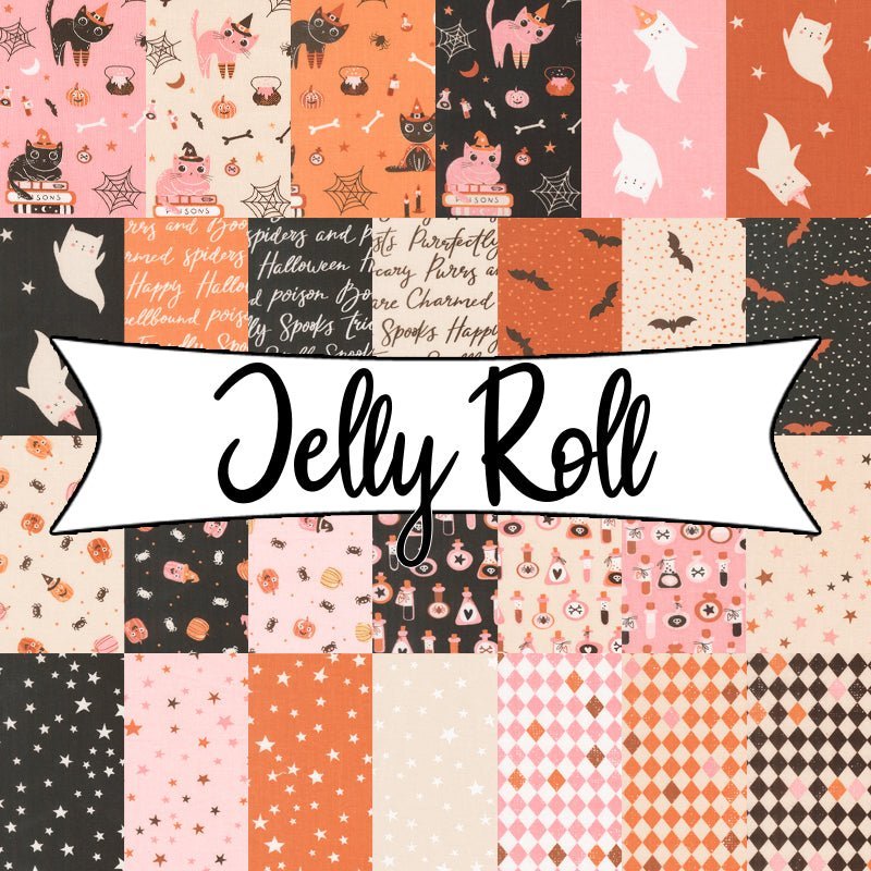 Purrs & Boos Jelly Roll by Moda