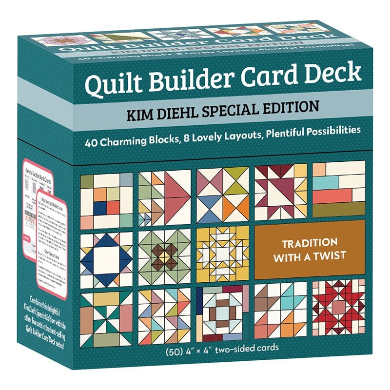 Quilt Builder Card Deck Set Kim Diehl Special Edition by C&T Publishing