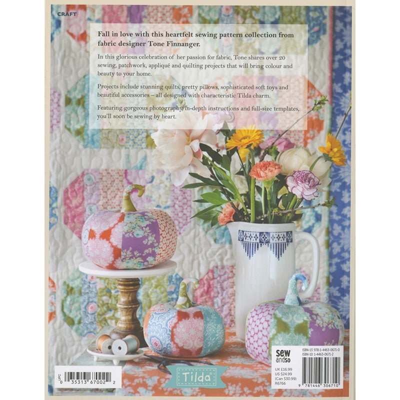 Sewing by Heart by Tone Finnanger of Tilda Fabrics by David and Charles Publishing
