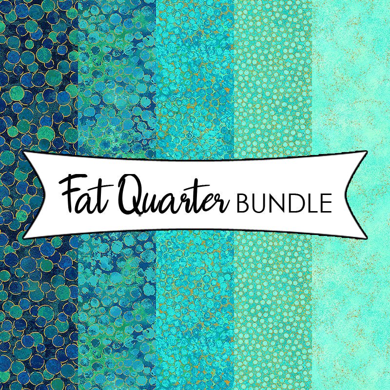 Shimmer Lagoon Fat Quarter Bundle by Northcott
