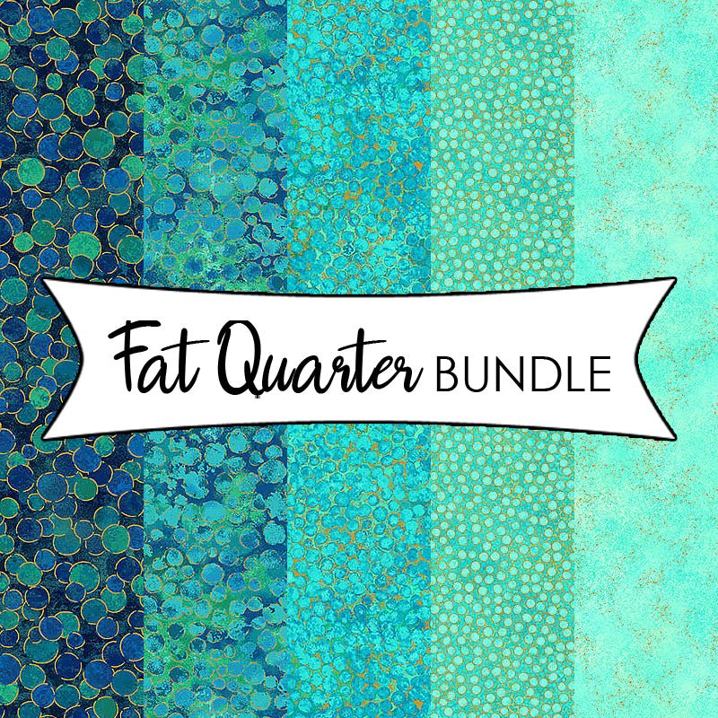 Shimmer Lagoon Fat Quarter Bundle - Northcott from Fort Worth Fabric Studio