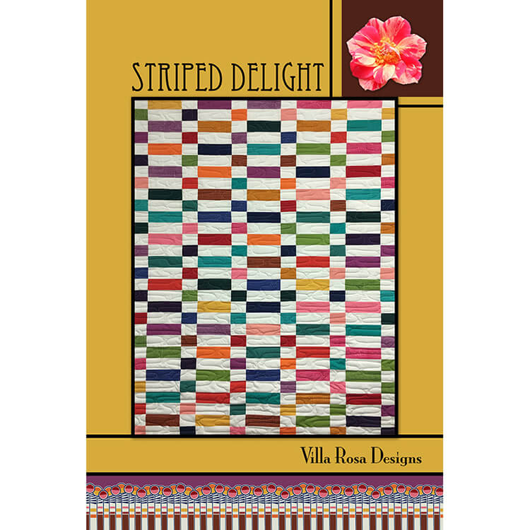 Striped Delight Quilt Pattern by Villa Rosa Designs