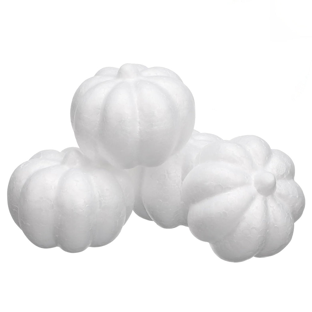 Styrofoam Pumpkins Refill Pack of 4 for New Sew Folded Oranments by Fort Worth Fabric Studio