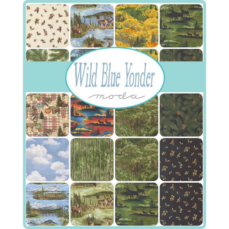 Wild Blue Yonder Charm Pack - Moda from Fort Worth Fabric Studio