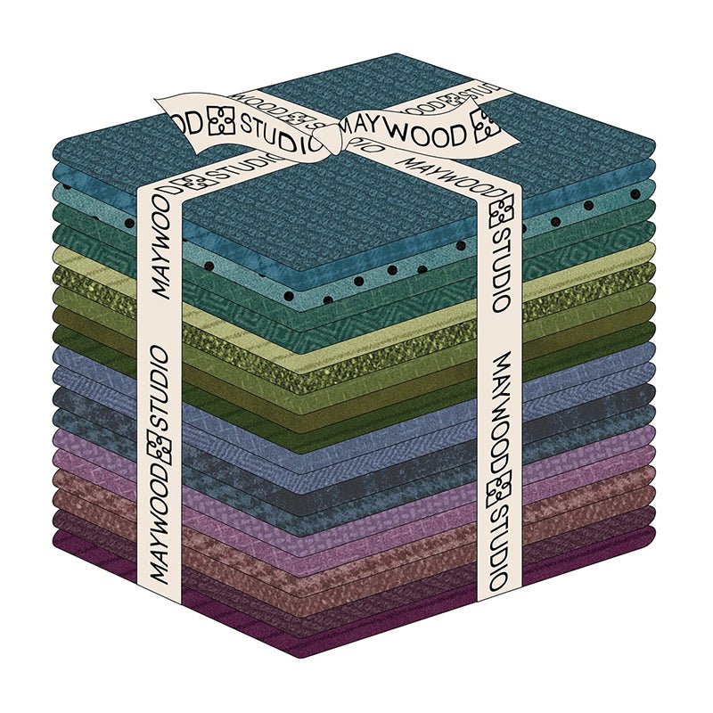 Woolies Flannel Gemstones Fat Quarter Bundle by Maywood Studio